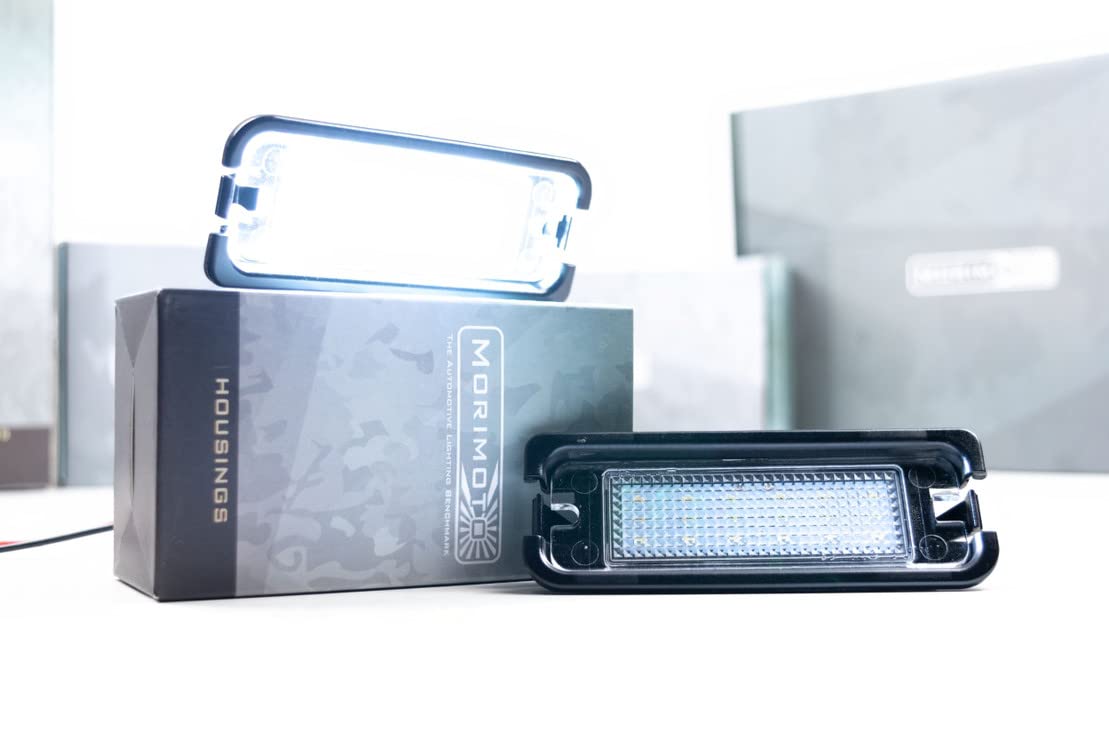 Ford Mustang XB License Plate Lights: Morimoto Lighting (15-20 / Pair) LF7910