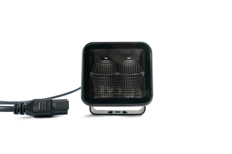 LED Cube Light | DV8 Offroad | 3" Cube Light | 4,800 Lumen from OSRAM LED's | Bezel-Less Housing w/Heat Fins | IP 68 Rated UV Resistant Lens | Flood Pattern | Elite Series BE3EW40W