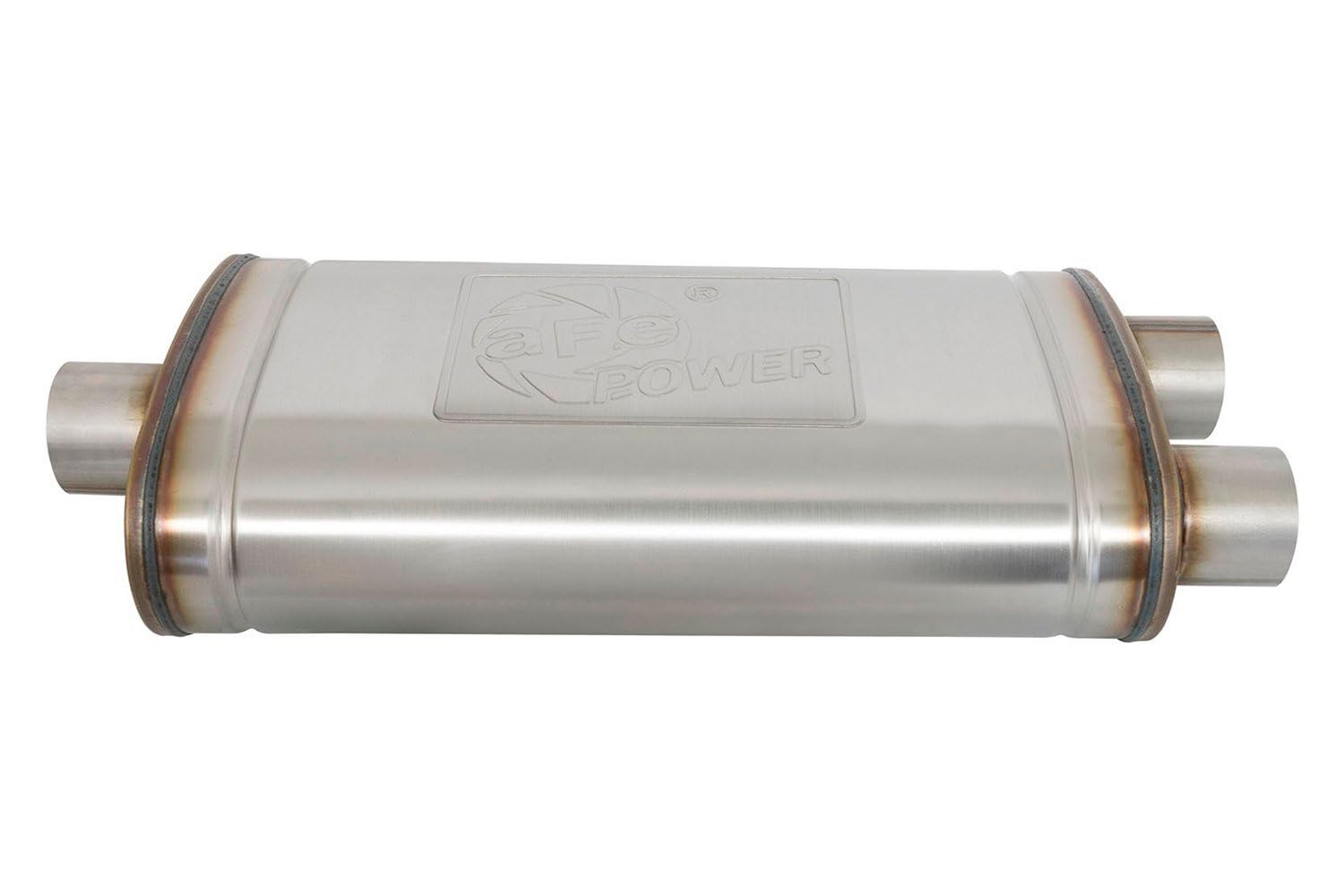 MACH Force-Xp aFe POWER 49-44134-P 3" Cat-Back Exhaust System, Dual Polished Tips, Stainless Steel, fits GM Silverado/Sierra