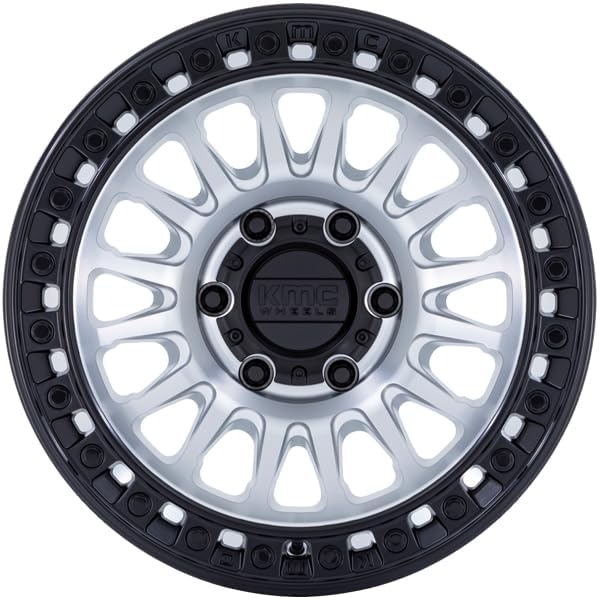 KMC Wheels 18X9 IMS 6X1355.71 18mm MACHINED W/ BLACK LIP - KM552DB18906318