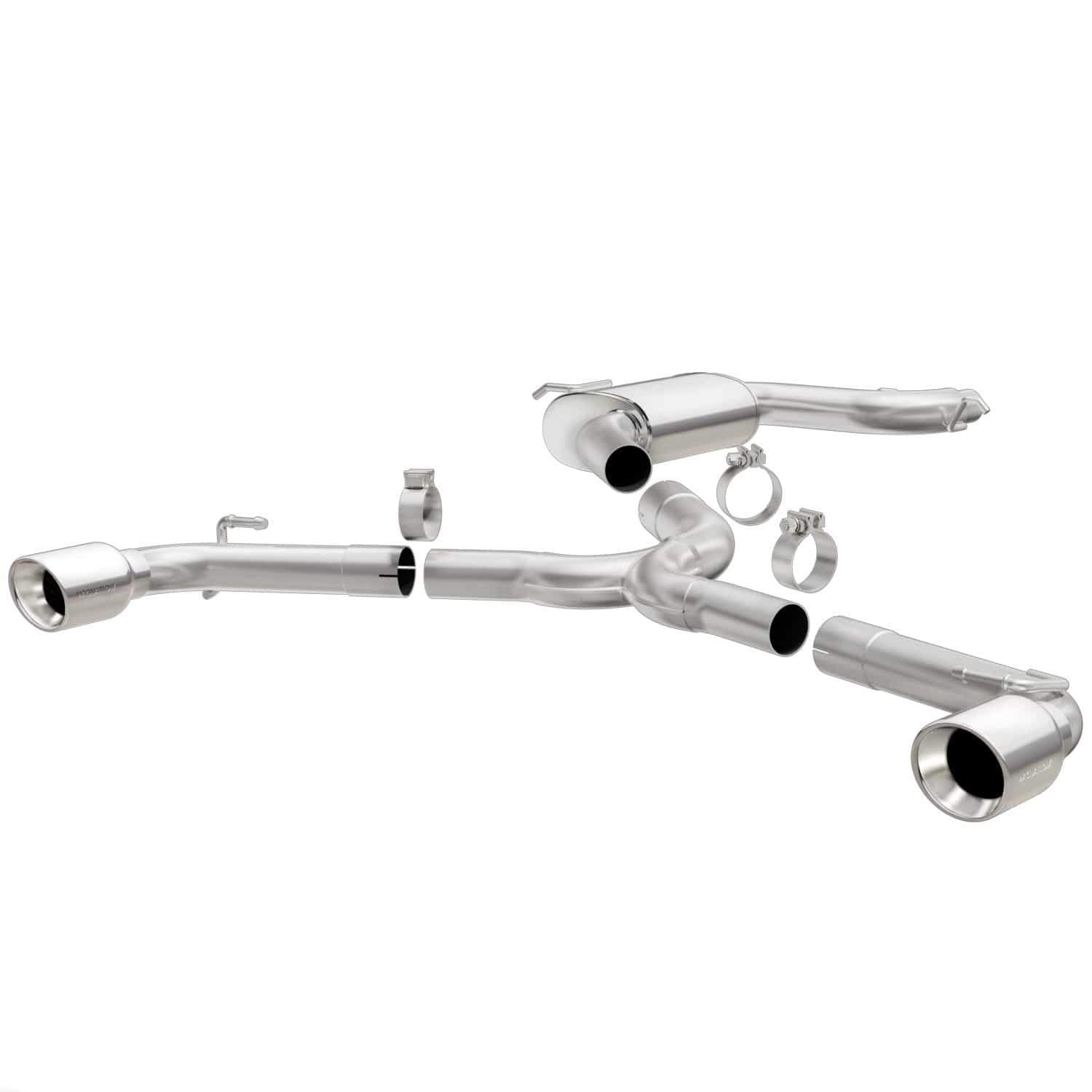 Large MagnaFlow Stainless Steel Performance Exhaust System Kit 15521