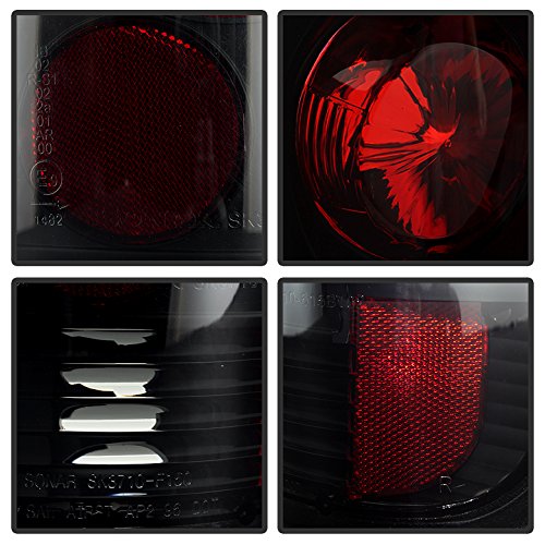 Euro Style Spyder Auto 5078162 Tail Lights Black/Smoked
