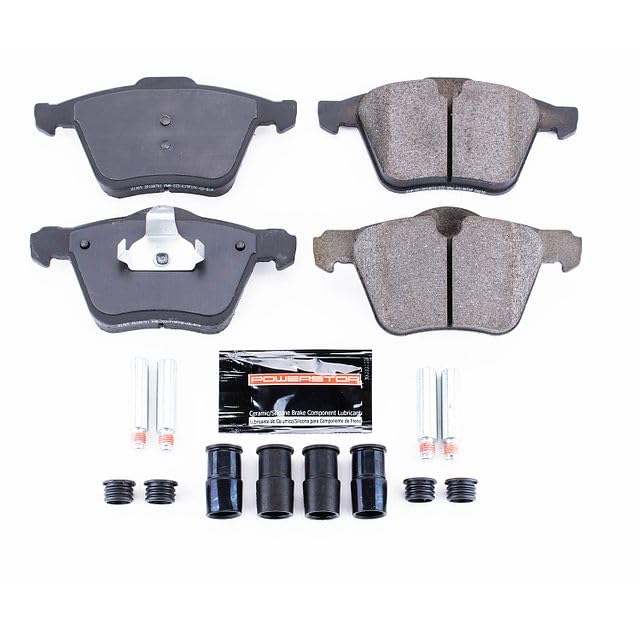 Power Stop Z23-1305 Z23 Evolution Sport Carbon Fiber Infused Ceramic Brake Pads with Hardware Front