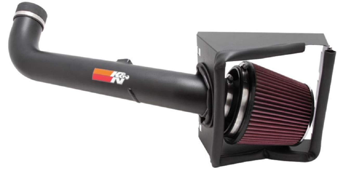 Cold Air Intake System K&N: High-Flow Air Filter, Increase Performance & Towing: Compatible with 2008-2010 FORD: F250, F350, 77-2577KTK