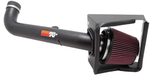 Cold Air Intake System K&N: High-Flow Air Filter, Increase Performance & Towing: Compatible with 2008-2010 FORD: F250, F350, 77-2577KTK