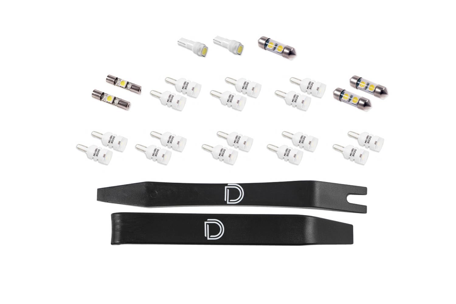 LED interior bulb pack Diode Dynamics compatible with Toyota 4Runner 2003-2009, Stage 1
