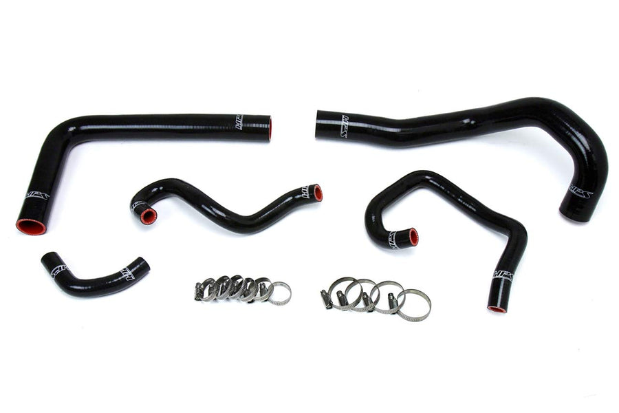 Black HPS 57-1613-BLK Silicone Radiator and Heater Hose Kit Coolant