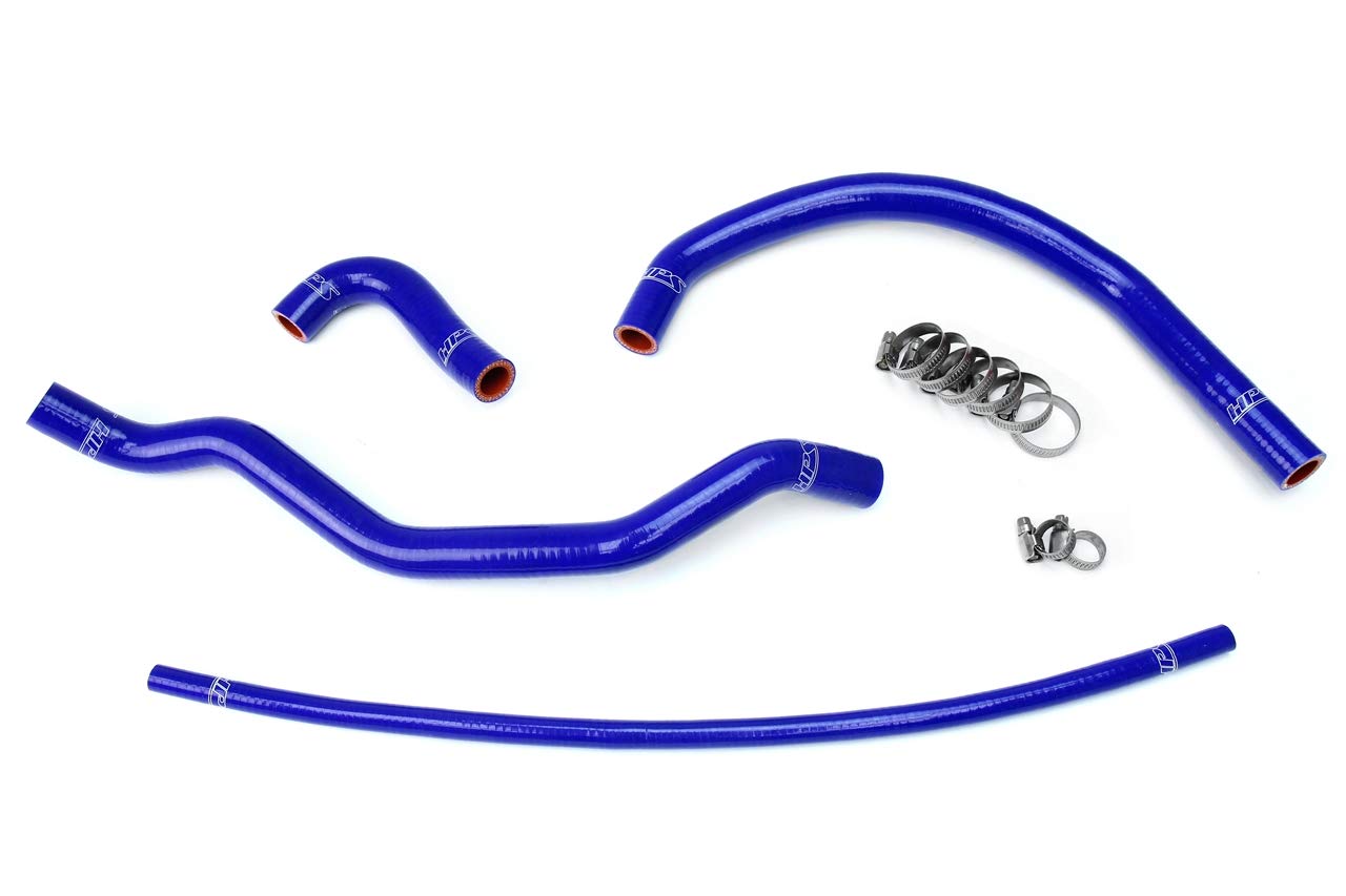 Blue HPS 57-1348-BLUE Silicone Radiator Coolant Hose Kit