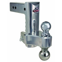 Trimax 8" TRZ8ALHD Pin & Clip Aluminum Drop Hitch for 2-1/2" Receivers-Dual Ball Included