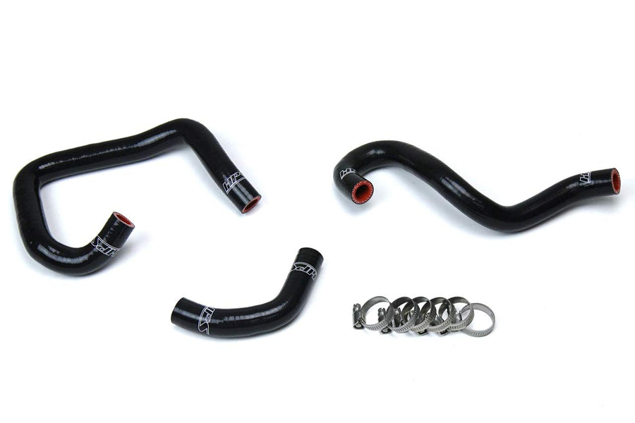 Black HPS 57-1521-BLK Silicone Heater Hose Kit Coolant