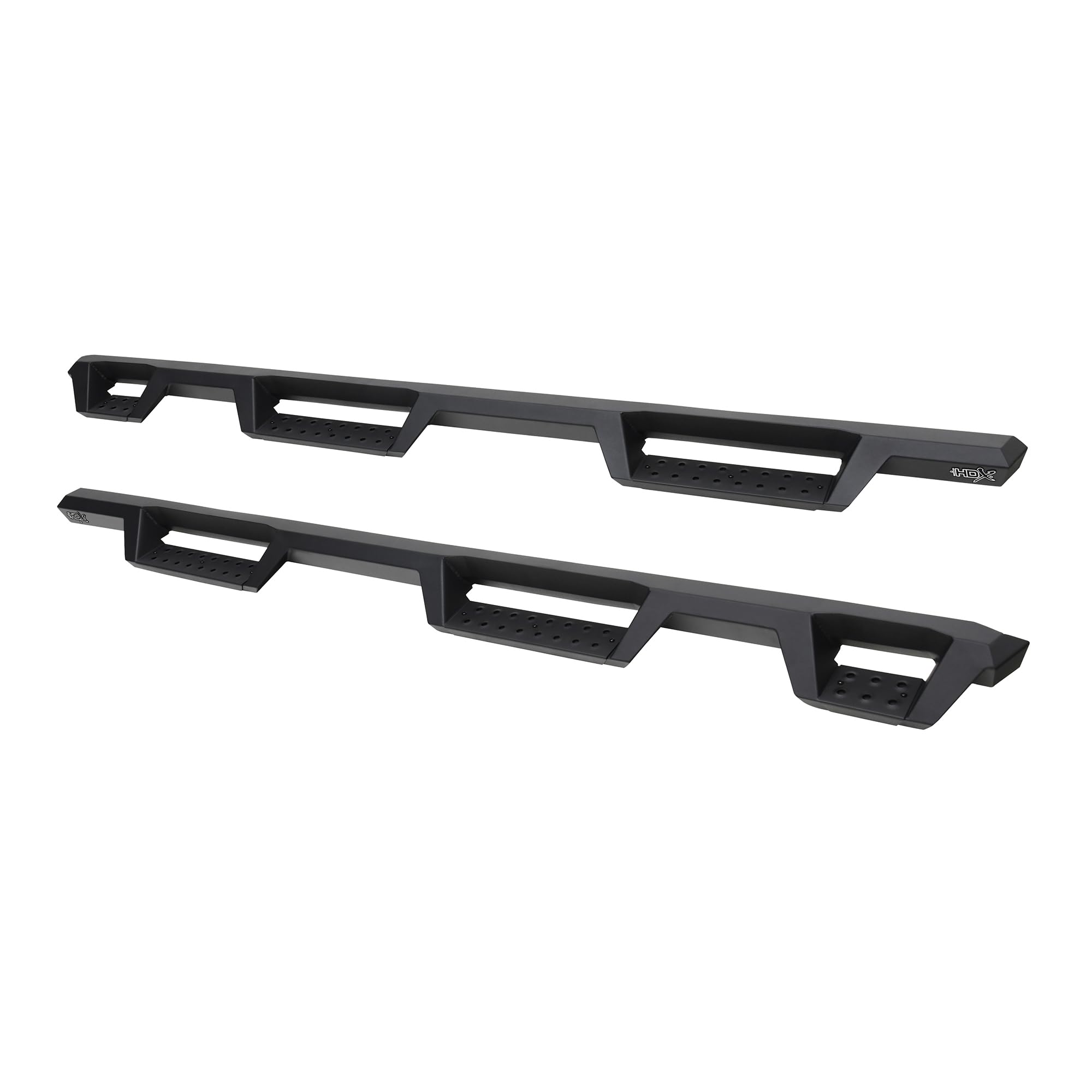 Westin HDX 56-534685 Drop Wheel to Wheel Nerf Bars fits 2019-2025 Silverado Sierra 1500 Crew Cab (5.5 Bed) (Exc 2019 Silverado LD/Sierra 1500 Limited) Textured Black Pair