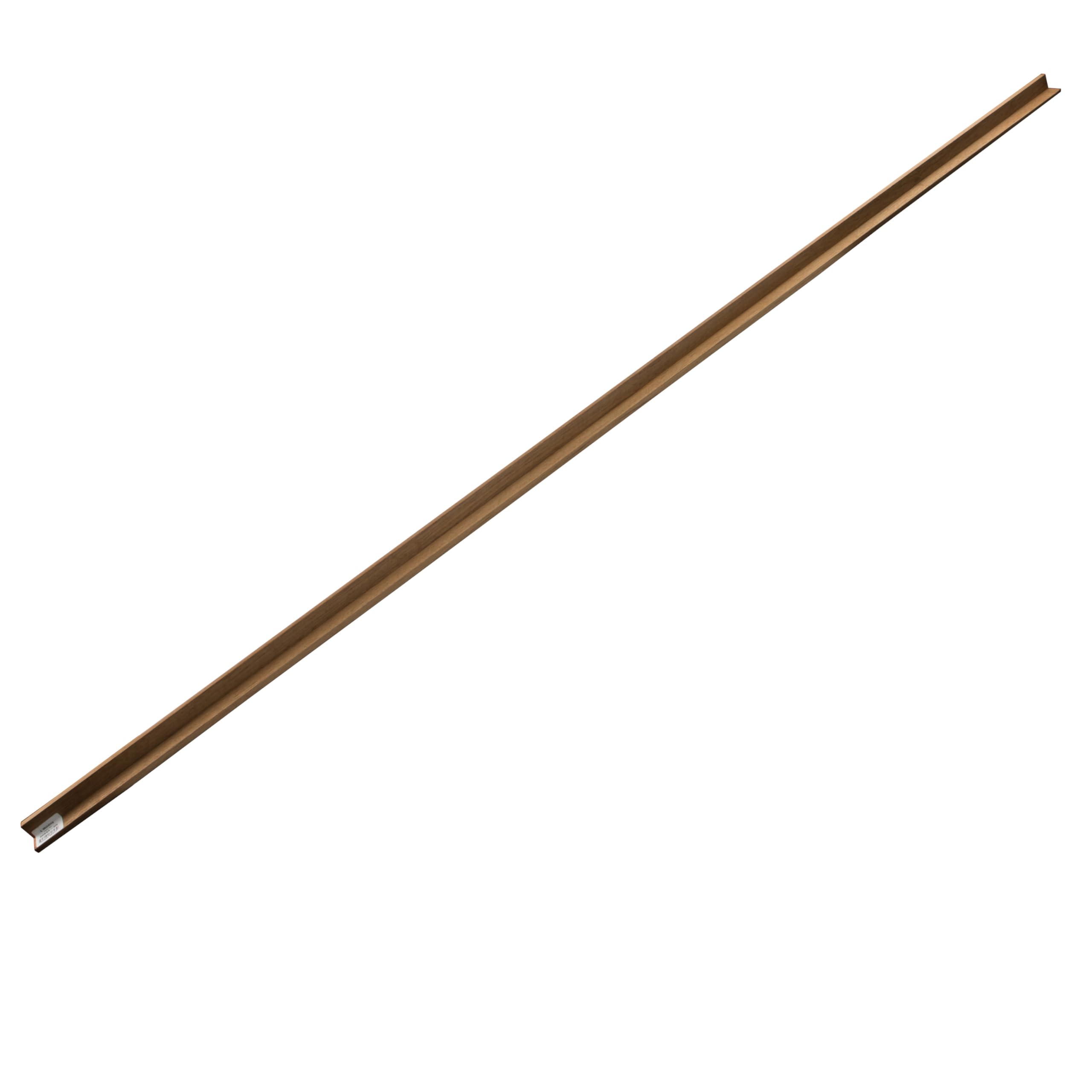 Teak Whitecap 60844 7/8" H x 7/8" W L-Molding - 5' Length