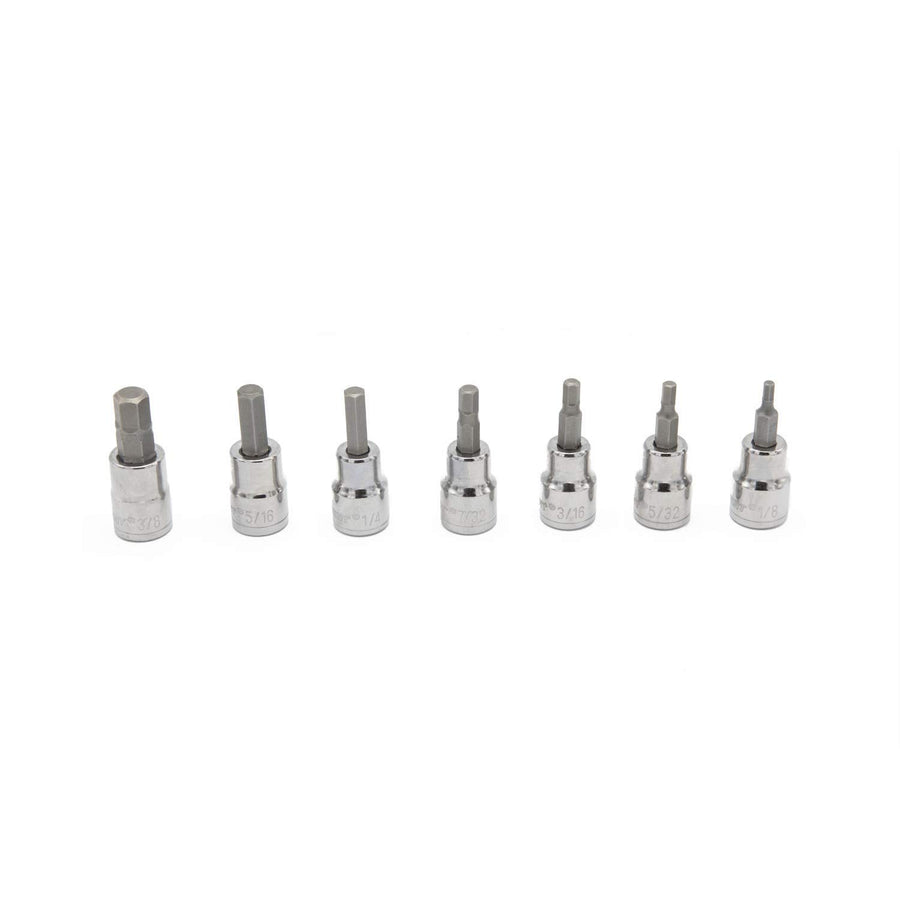 Crescent 3/8" Drive 7 Piece Hex Bit SAE Socket Set - CBSS0N