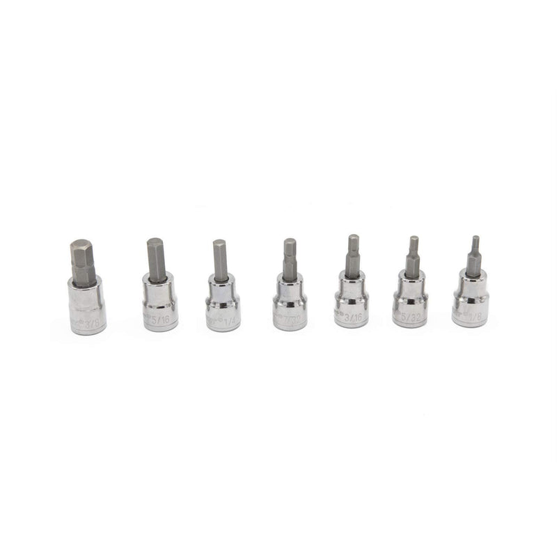Crescent 3/8" Drive 7 Piece Hex Bit SAE Socket Set - CBSS0N