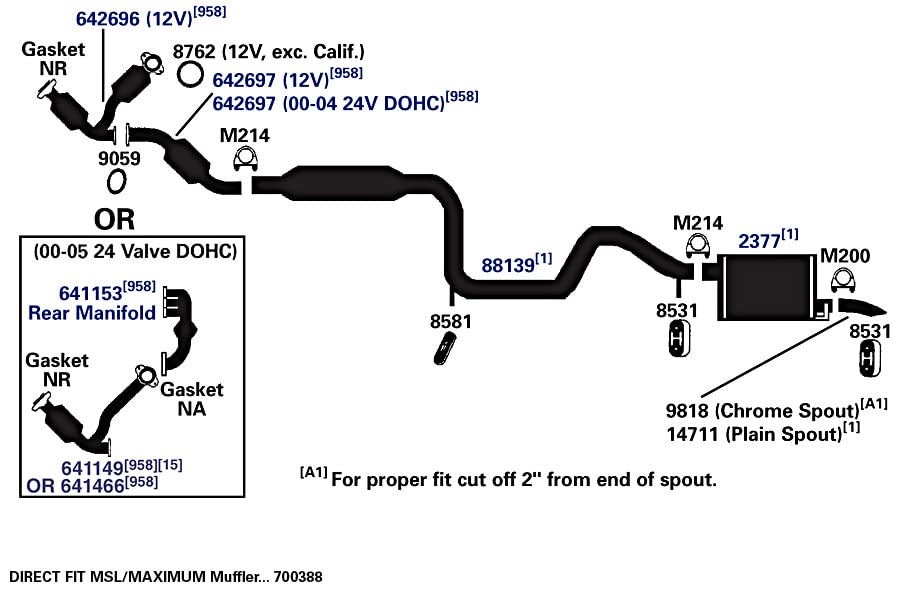 Exhaust Pipe AP Exhaust Products 88139