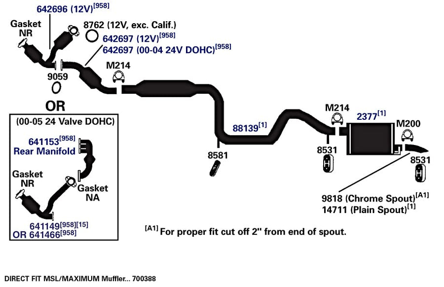 Exhaust Pipe AP Exhaust Products 88139