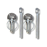 Hood Pin Sparco 01606S Silver - Set of 2