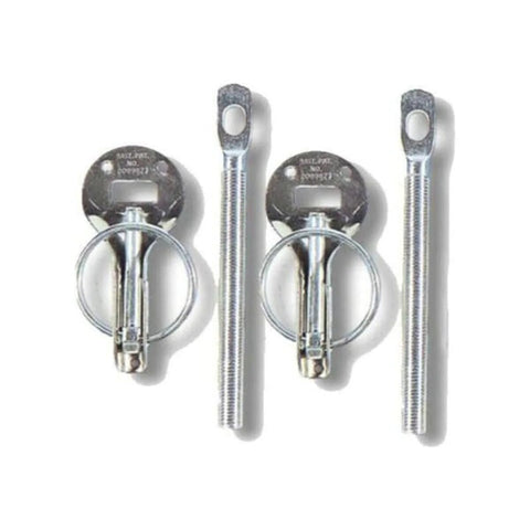 Hood Pin Sparco 01606S Silver - Set of 2