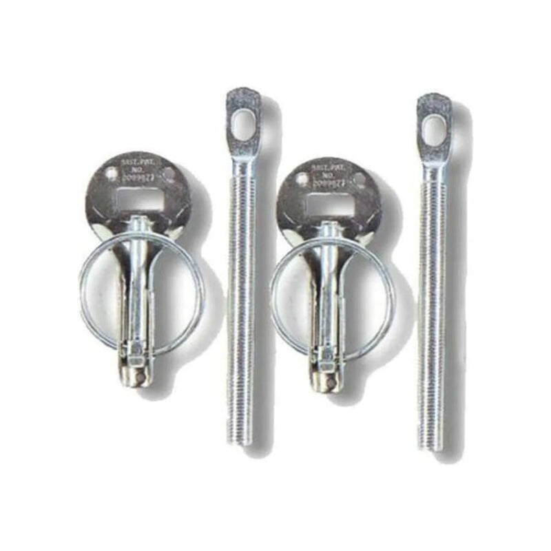 Hood Pin Sparco 01606S Silver - Set of 2