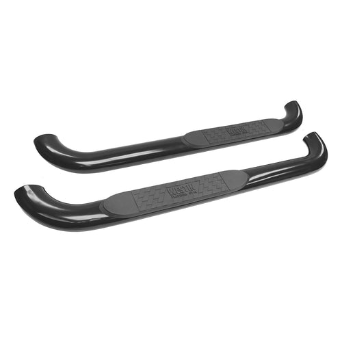 Westin 21-3925 4 Oval Platinum Nerf Bars fits 2015-2025 F-150 2017-2025 F-250 F-350 F-450 F-550 F-600 Super Duty Standard Cab Black Pair