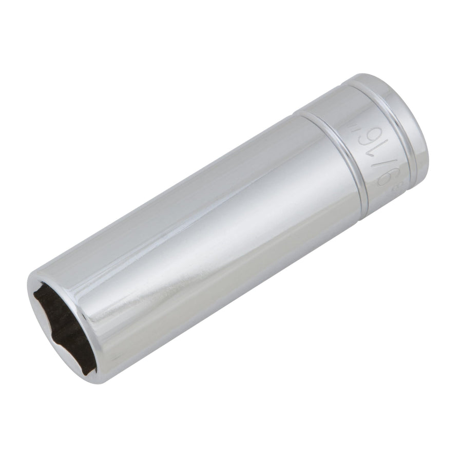 W38318 Performance Tool 6-Point Socket, 9/16, 3/8-Inch Drive