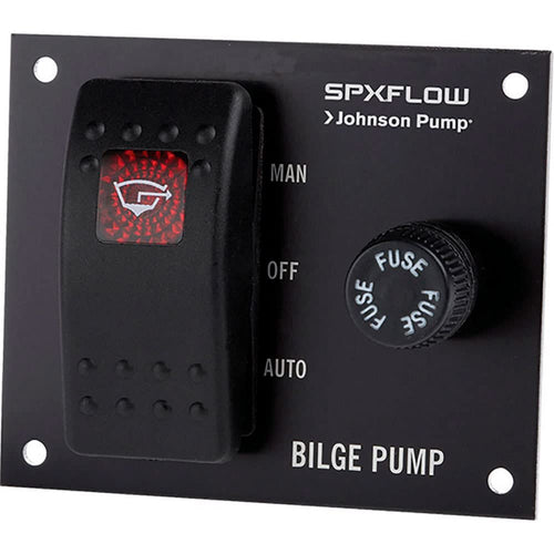 82044 Johnson Pumps 3-Way Bilge Pump 12V Panel Switch