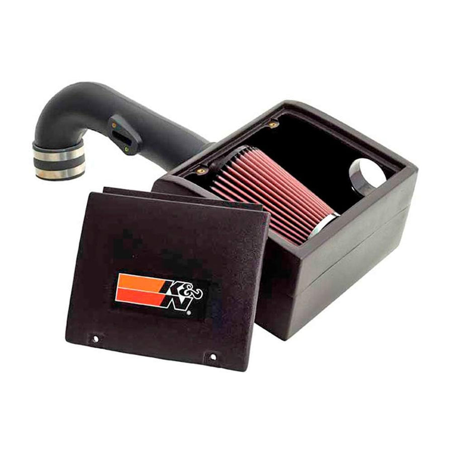 Cold Air Intake System K&N: High-Flow Air Filter, Increase Performance & Towing: Compatible with 2005-2007 Chervolet/GMC Silverado 2500 & 3500, Sierra 2500 & 3500, 57-3057