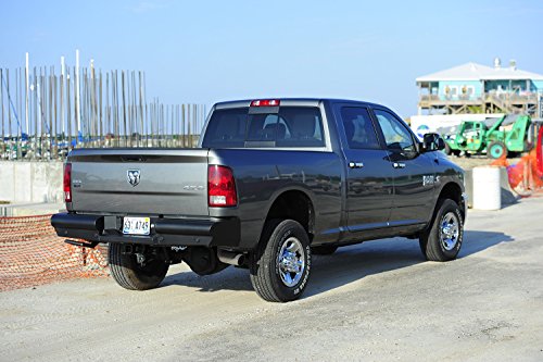 Fab Fours Elite Rear Bumper DR94-U1650-1 2 Stage Black Powder Coated Elite Rear Bumper
