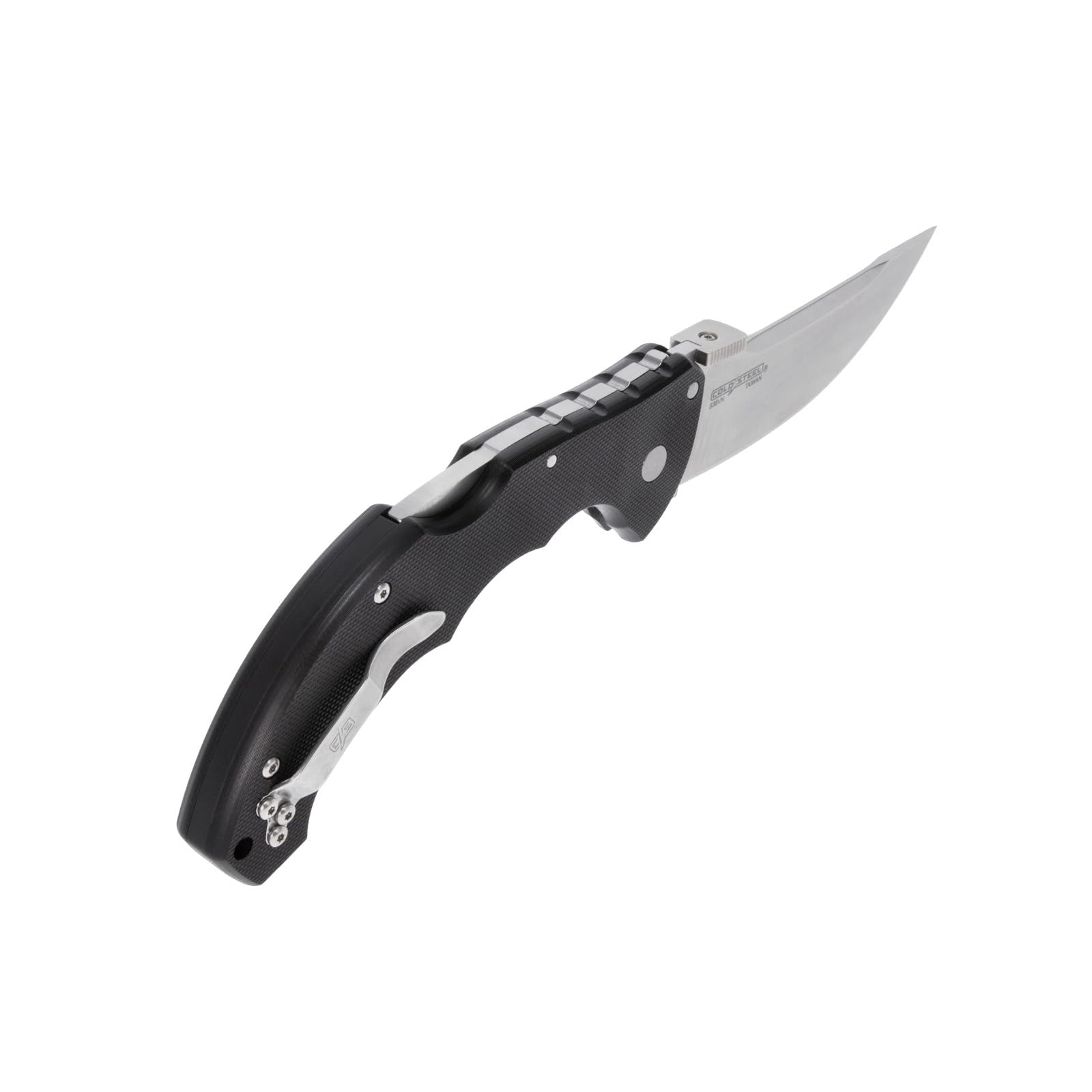 Cold Steel 4" Talwar S35VN Steel Ultra-Sharp Plain Blade 5.25" G10 Handle Tactical Pocket Folding Knife with Tri-Ad Locking Mechanism