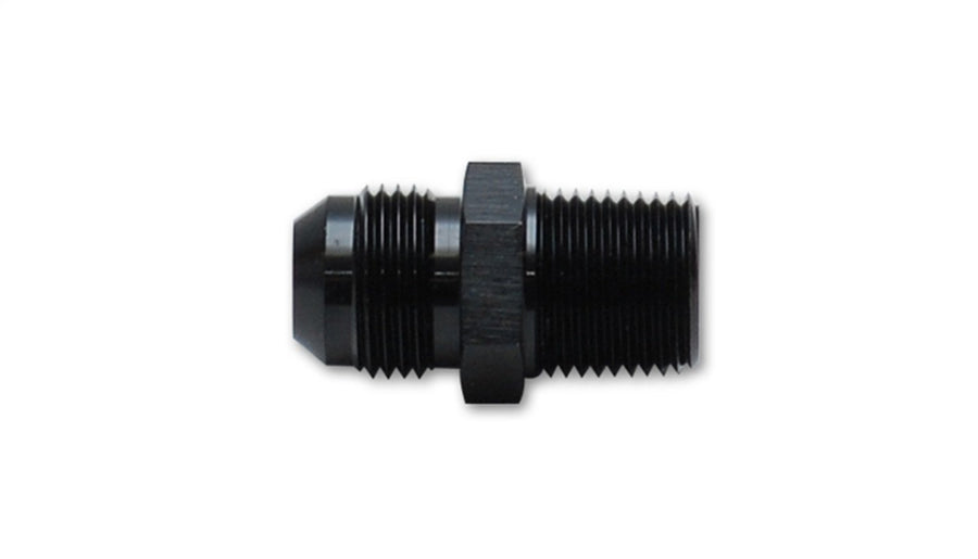 Black Vibrant Performance (10291) -3AN x 1/8" NPT Aluminum Straight Adapter Fitting