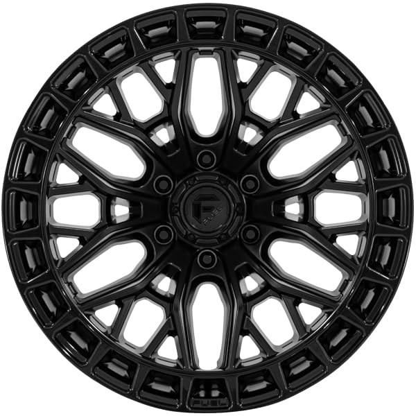 FUEL OFF-ROAD 20X10 FC869 SIGMA, 6X5.5, 4.79, -18mm BLACKOUT W/ GLOSS BLACK LIP - FC869MB20106818N