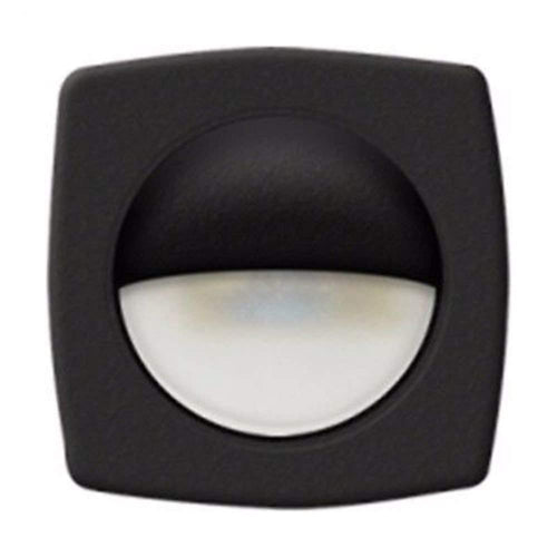 T-H Marine LED Companion Way Courtesy Light - Square Lights Offer Enhanced Night Vision for Boat Interior, Deck, or Cockpit - Multi-Purpose Use and Low Power Draw - Black