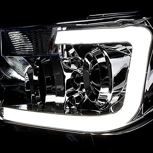 Toyota Tundra Halo Projector Headlight Xtune PRO-JH-TTU07-LED-C