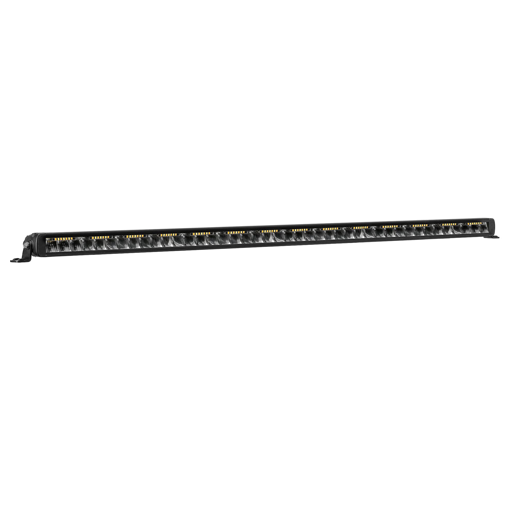 Xplor Lighting: Go Rhino Blackout Combo Series 39.5" Single Row LED Light Bar | Side & Track Mount, Aluminum, Black | 754004012CSS