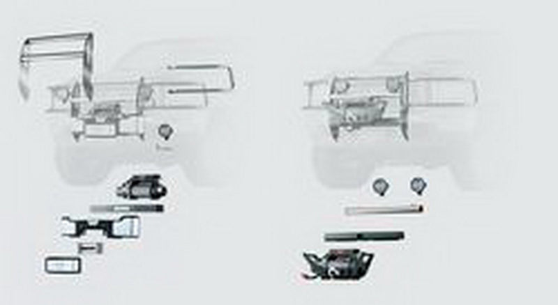 Trans4mer WARN Front Hitch Receiver Bar, Black