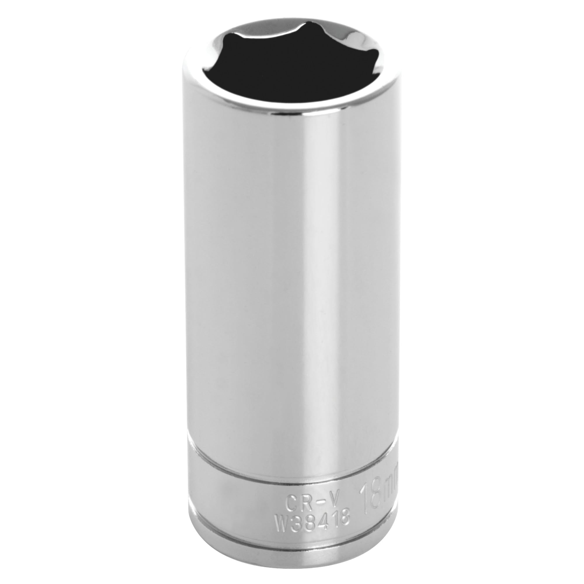 W38418 Performance Tool 6-Point Socket, 3/8-Inch Drive, 18mm
