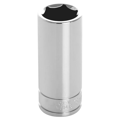 W38418 Performance Tool 6-Point Socket, 3/8-Inch Drive, 18mm