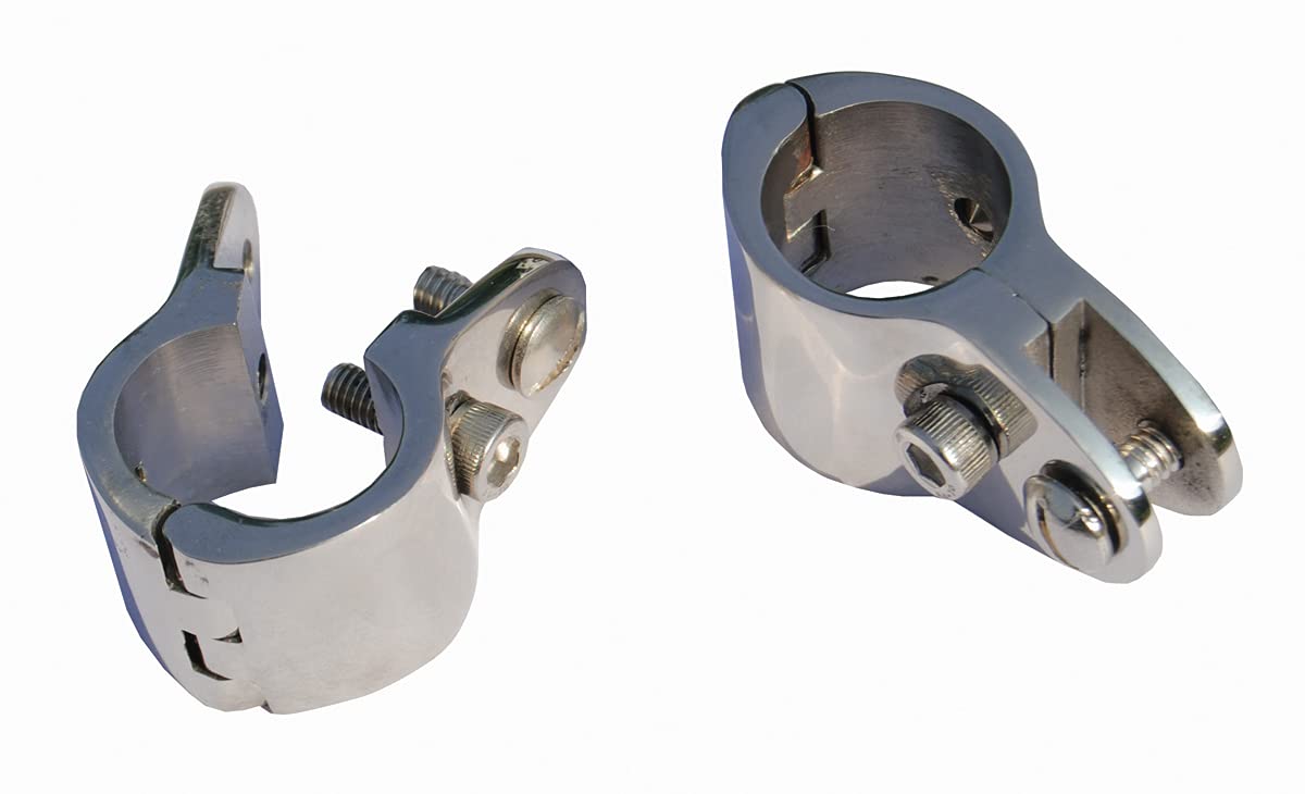 Rail Mount TAYLOR MADE PRODUCTS Hinge Stainless Steel 1" rails for Bimini Tops
