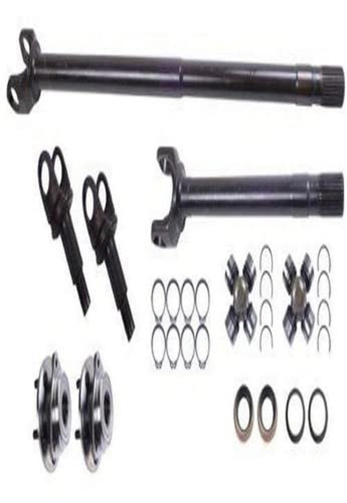 Axle Shaft Kit Alloy USA for Jeep Wrangler TJ/Cherokee | Front, Dana 30, 30 Spline | 12232 | Fits 1997-2006 Jeep Wrangler TJ/LJ; 1992-2001 Jeep Cherokee