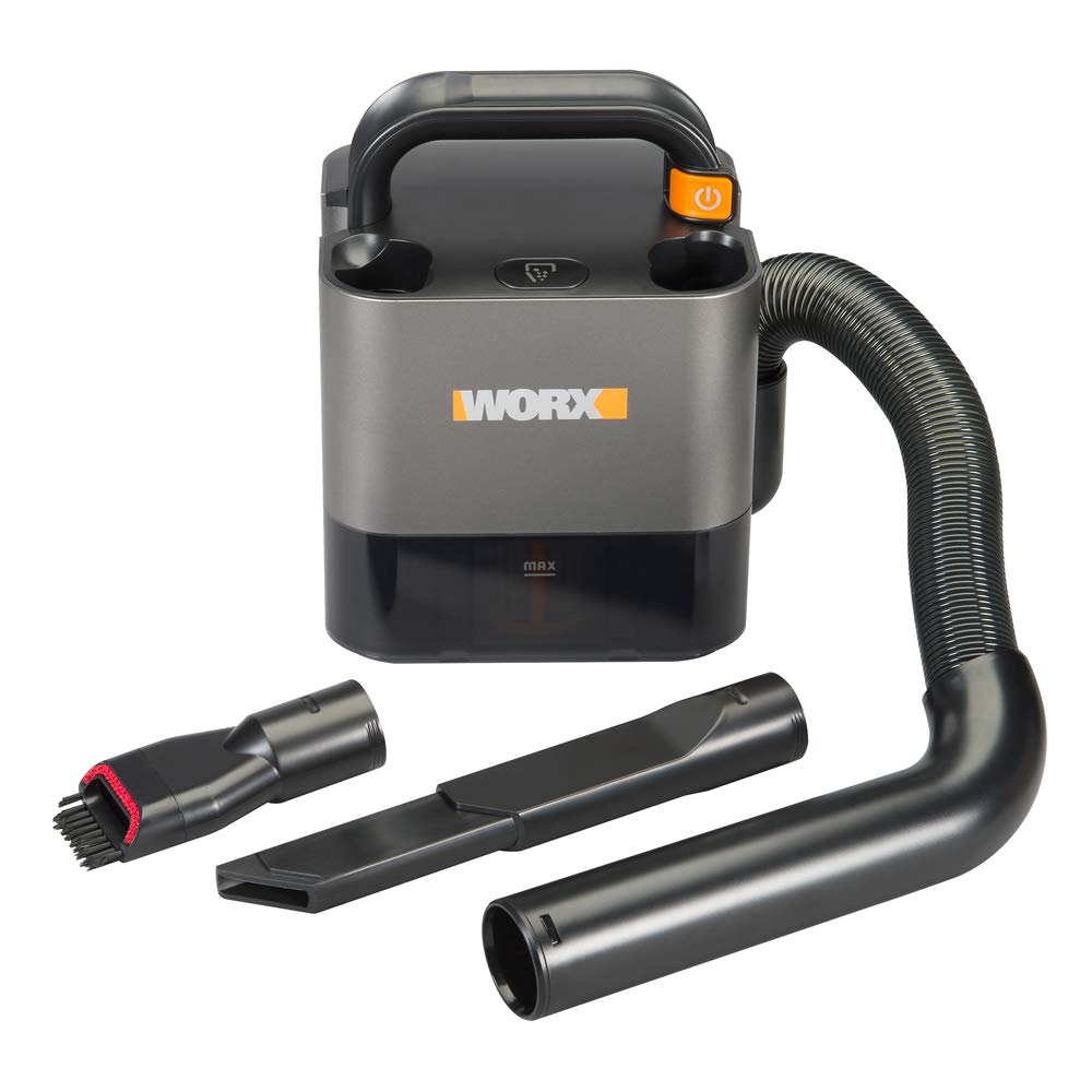 WORX 20V Power Share Cordless Cube Vac WX030L.9 Compact Vacuum, Bare Tool Only, No Battery, Black