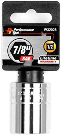 W32028 Performance Tool 1/2 Drive 6-Point Socket, 7/8