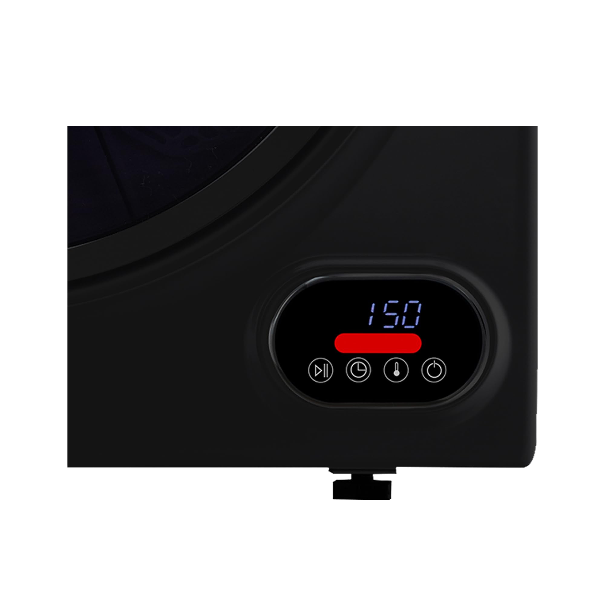 Compact Equator Vented Sensor Dryer 3.5cf/13lbs 110V Bottom Control Digital (Black)