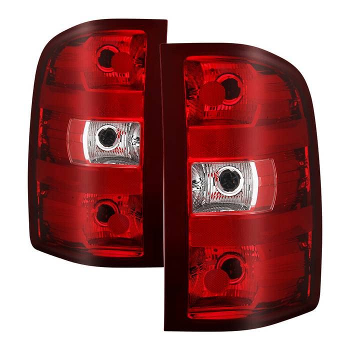OEM Style Xtune Tail Lights (ALT-JH-CSIL07-OE-RC) (OE)