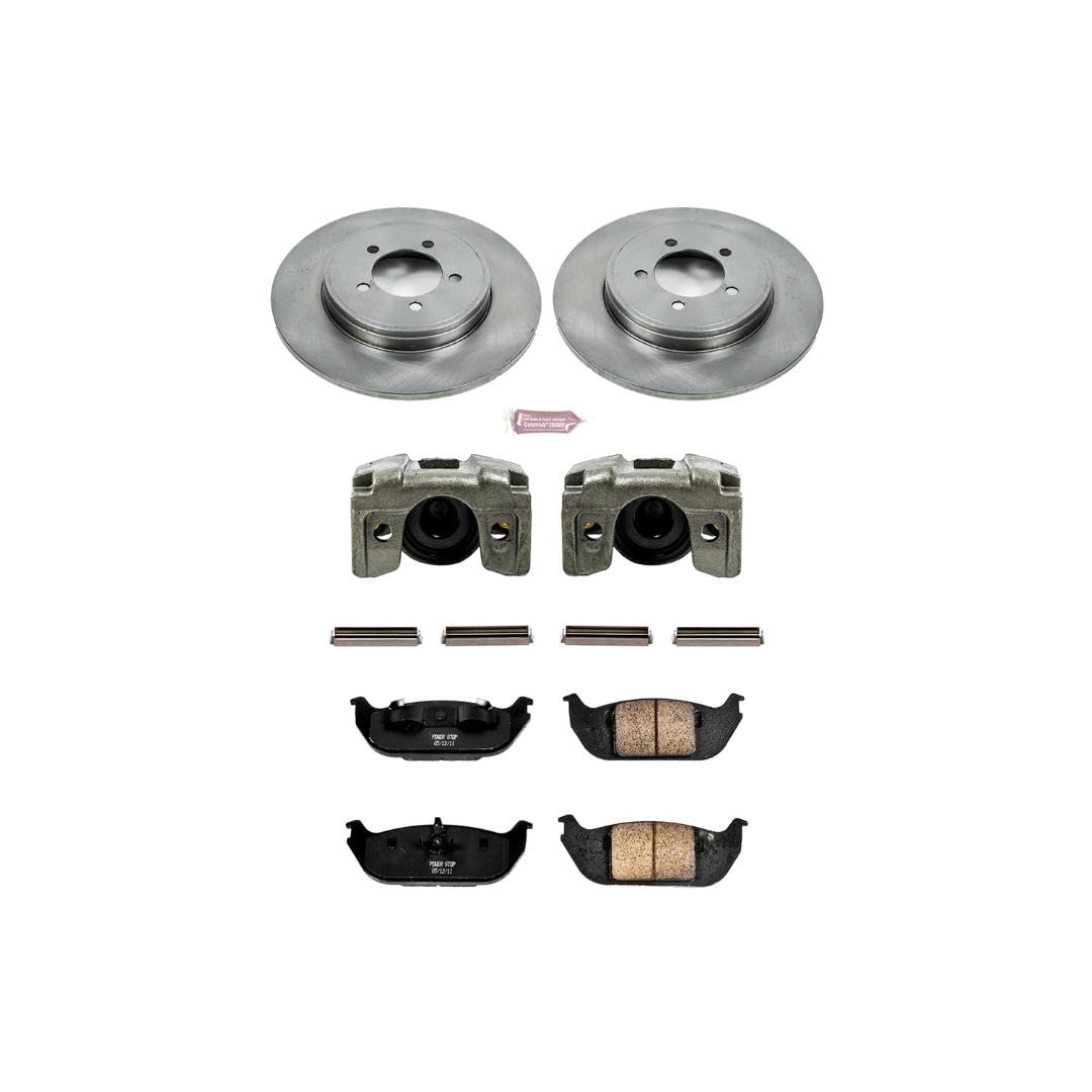 Power Stop KCOE3025 1-Click OE Replacement Brake Kit with Calipers For Lincoln Aviator Autospecialty 2003-2005 [Model Specific]