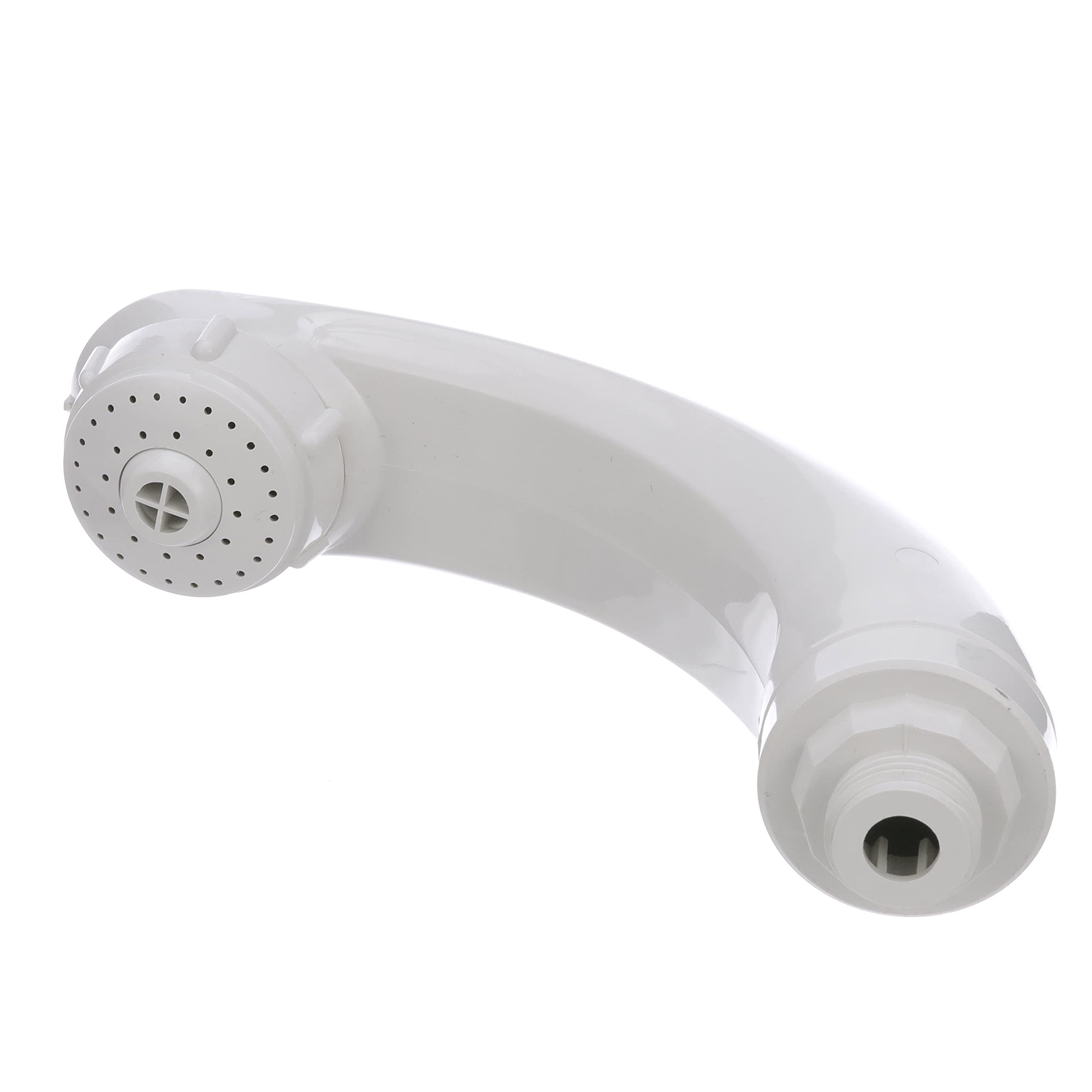 RT2498 Whale Elegance Combination Faucet/Shower, Pull-Out Handheld Mixer Unit, Hot and Cold Water, 5.5-Foot Hose, White ABS