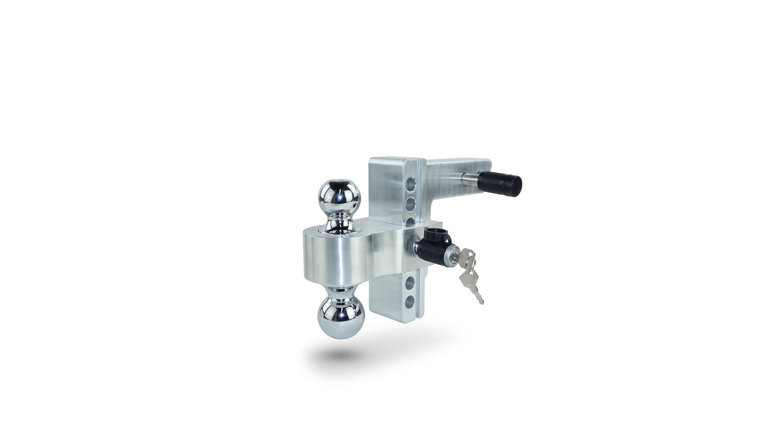Chrome Pacbrake Ball Mount - 2" Shank, 6" Drop