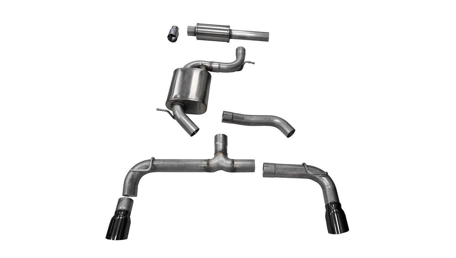Cat Back Exhaust Corsa 14834BLK (VW Golf GTI MK7 2.0L Turbo)