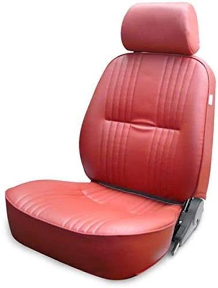 ProCar 80-1300-58L Red Vinyl Racing Pro90 Recliner Left Seat by Scat