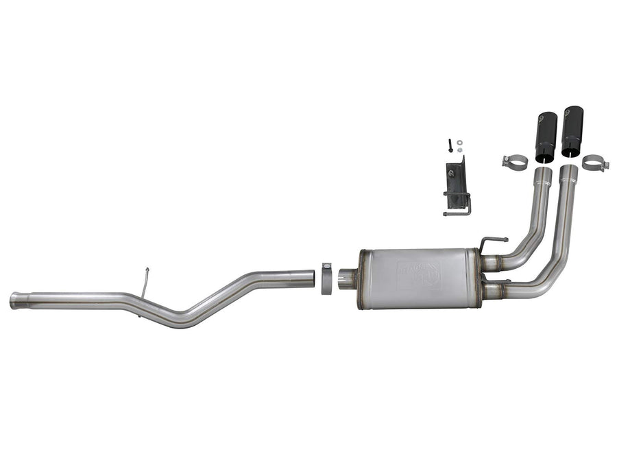 Rebel Series aFe Power 49-44098-B Performance Cat-Back Exhaust System