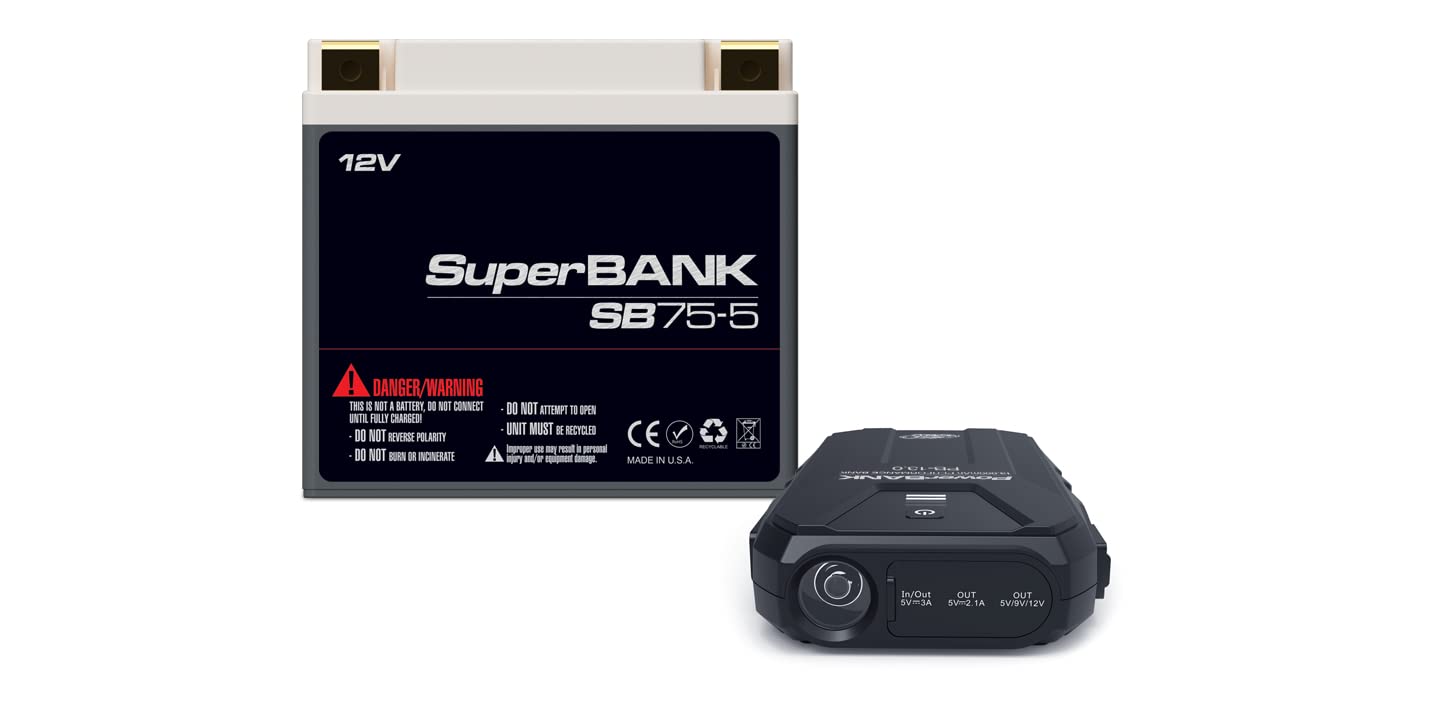 Powersports 12V Super Bank Capacitor Modules - M6 Terminal Bolts Included 1500 Max Amps